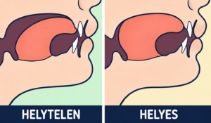 Helyes nyelvtartás nyelvlökéses nyelés